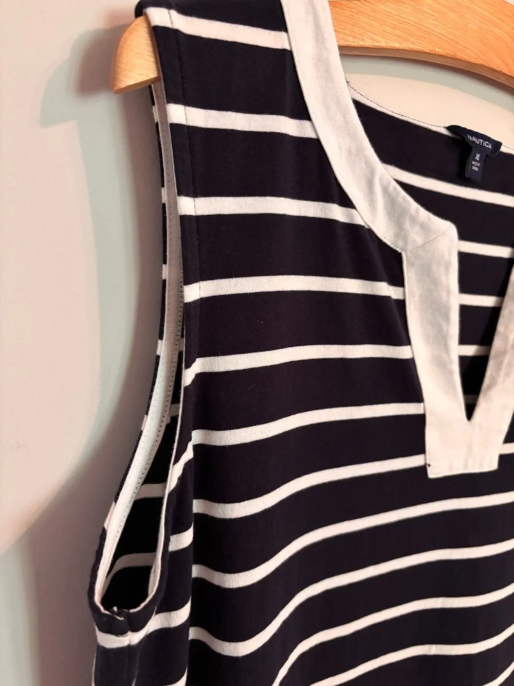 Nautica Breton Stripes Sleeveless Dress - Picture 5 of 12
